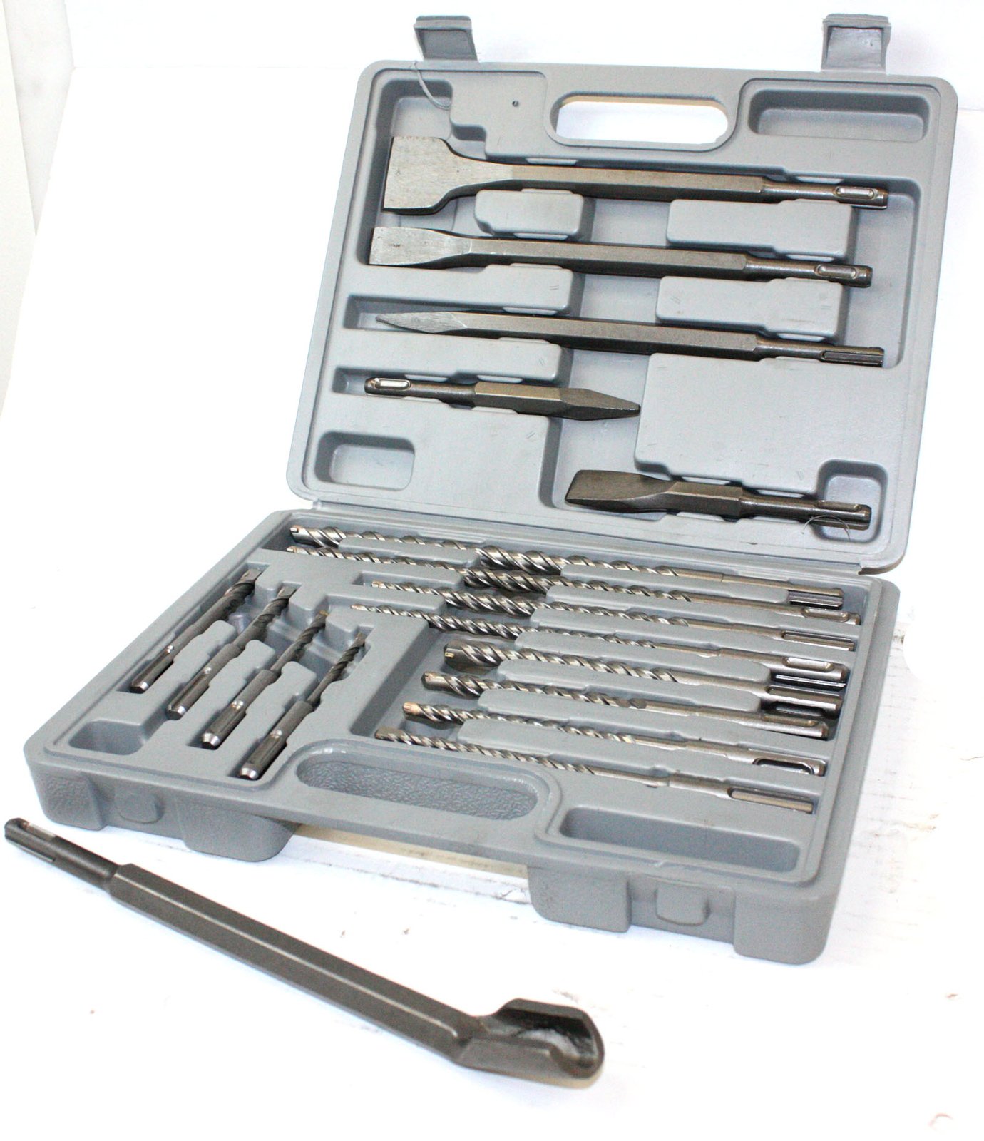 18PC SDS PLUS DRILL BITS GROOVE GOUGE & CHISEL ROTARY HAMMER BIT FIT HILTI BOSCH