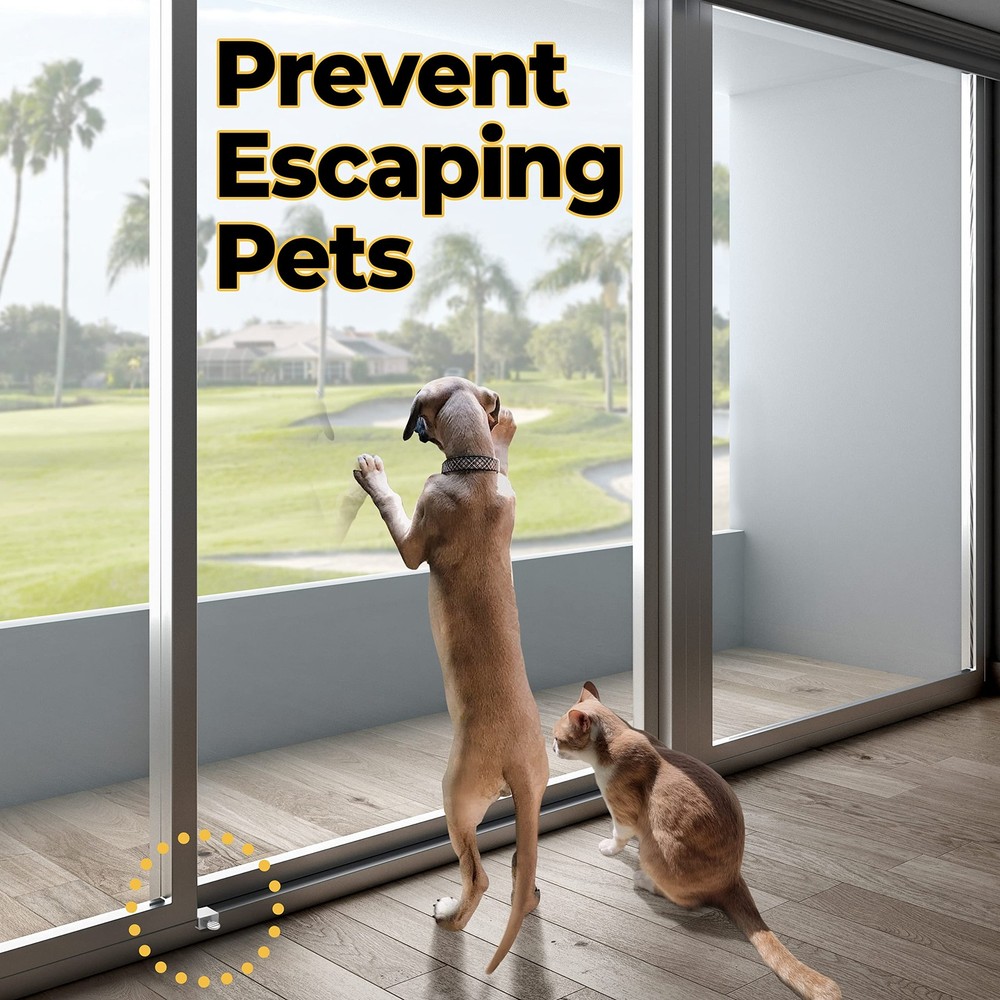 Window Locks, 10 Pack for Vertical and Horizontal Windows, Adjustable Aluminu...