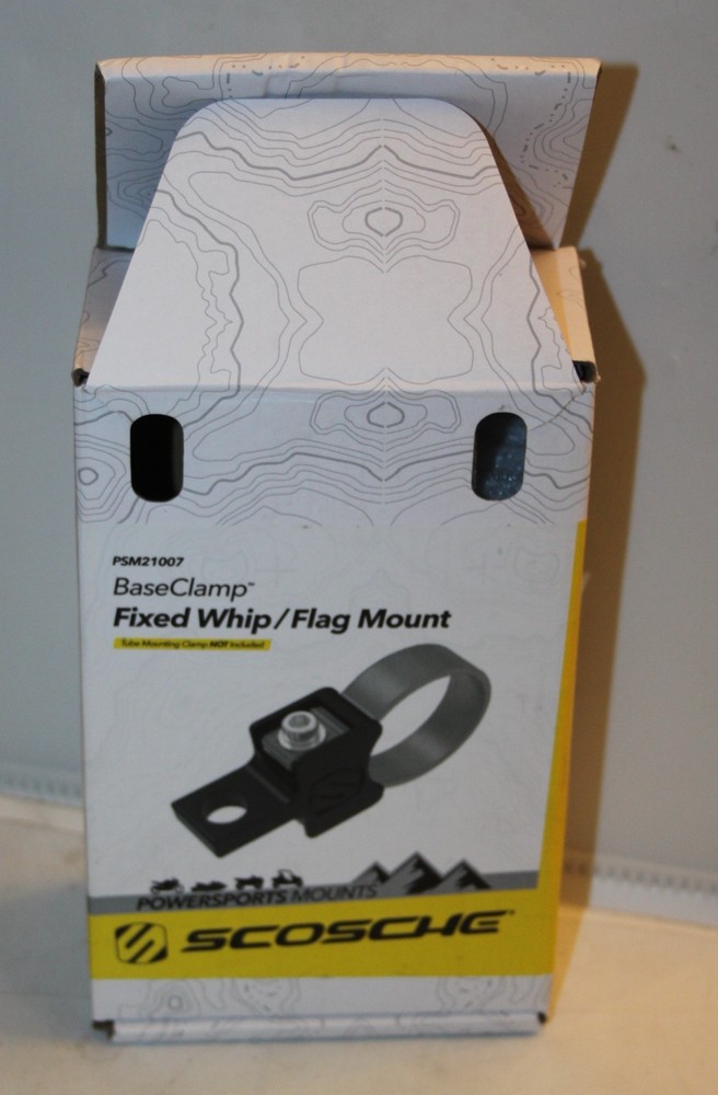 Scosche Industries PSM21006 Base Clamp System Adjustable Whip/Flag Mount