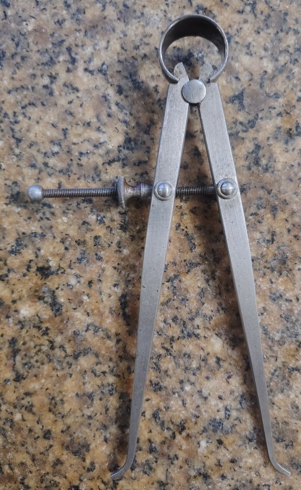 🗽 VINTAGE STARRETT TOOL 6" ID CALIPER