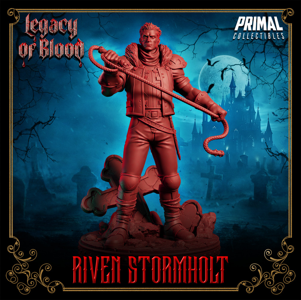 D&D Belmont Vampire Dracula Castlevania Strahd Mini TTRPG 32mm