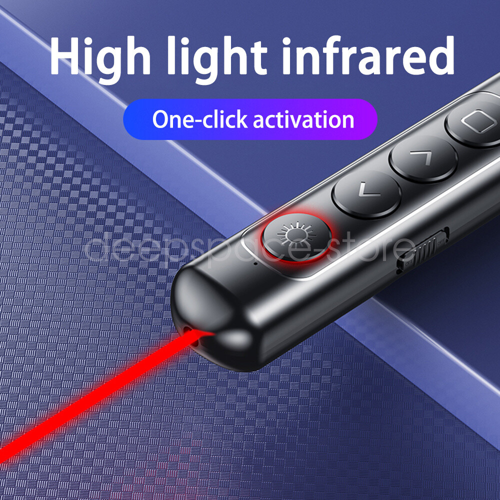 Wireless Presenter Powerpoint Presentation Clicker Remote Control Laser Pointer