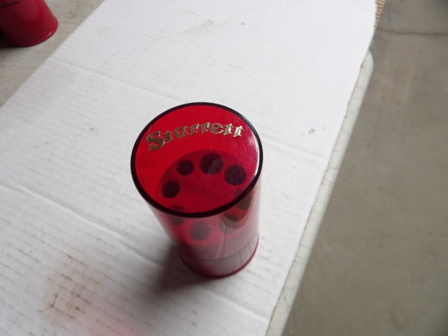 STARRETT # S565RWBZZ. 565 Drive Pin Punch Set Round Plastic Case ONLY New