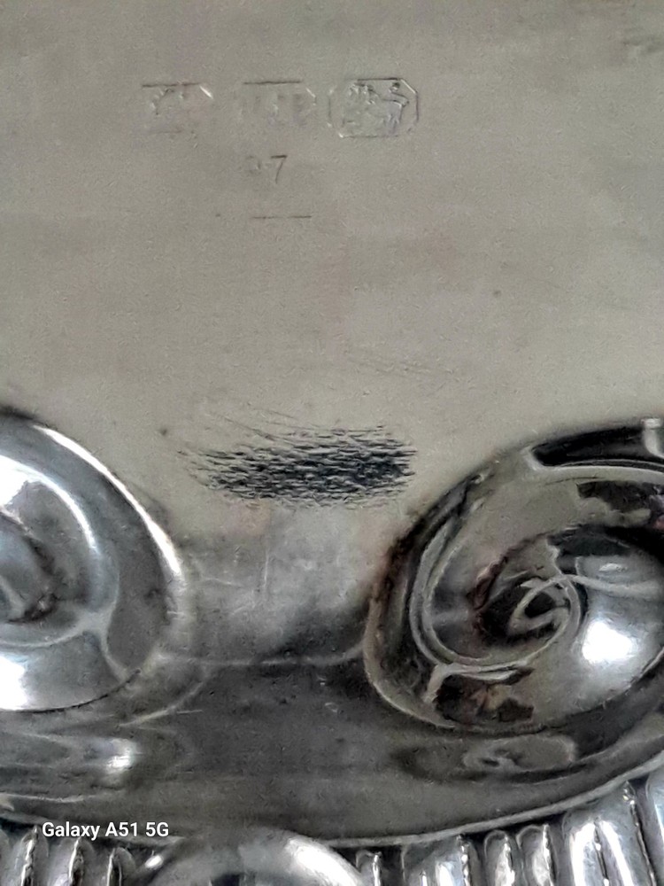 LATE 1800S SILVER PLATED FRUIT CANDY DISH