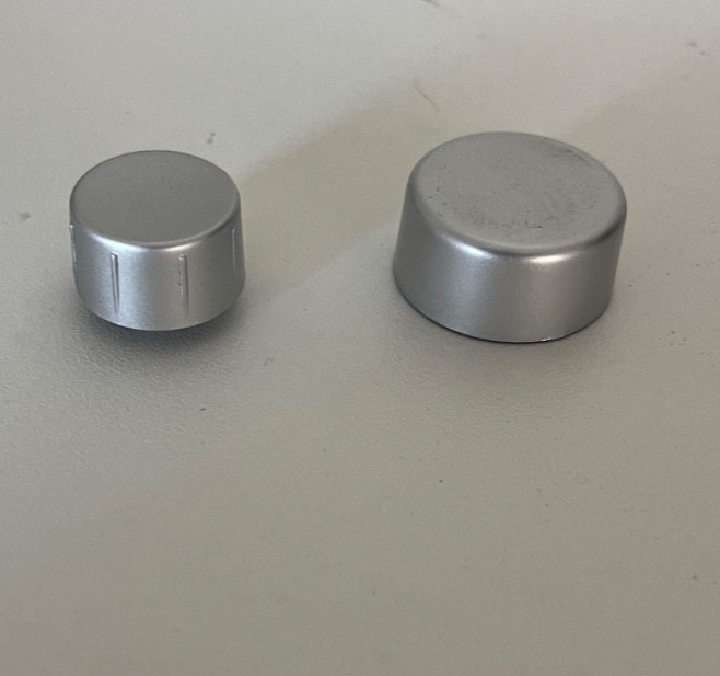 Sony ICF-CDK50 Clock Radio CD Player Silver replacement volume & Timer Knob Only