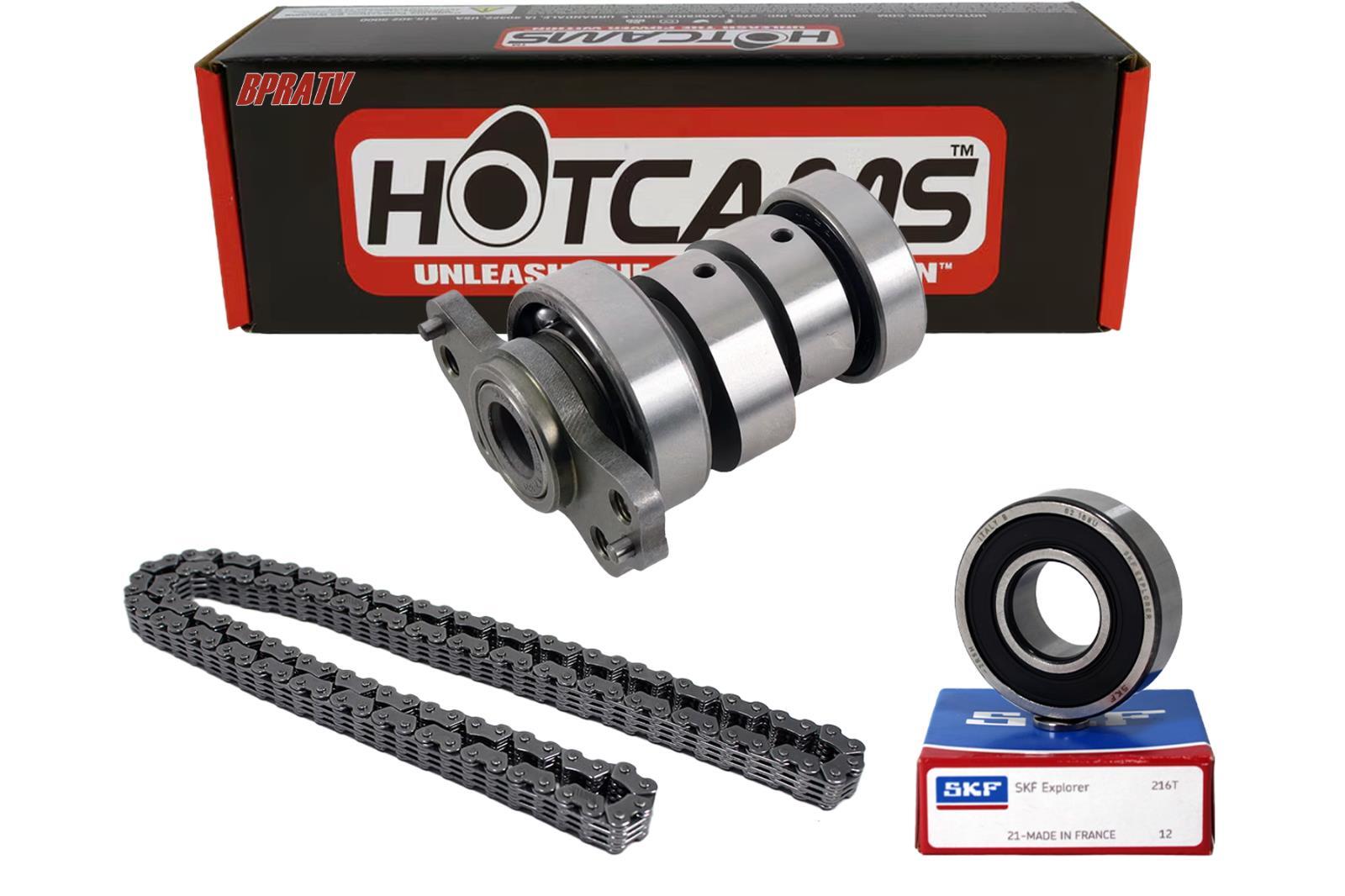 06 07 08 Raptor 700 Hotcams Hot Cams Cam Stage 2 Two Camshaft & HD Timing Chain