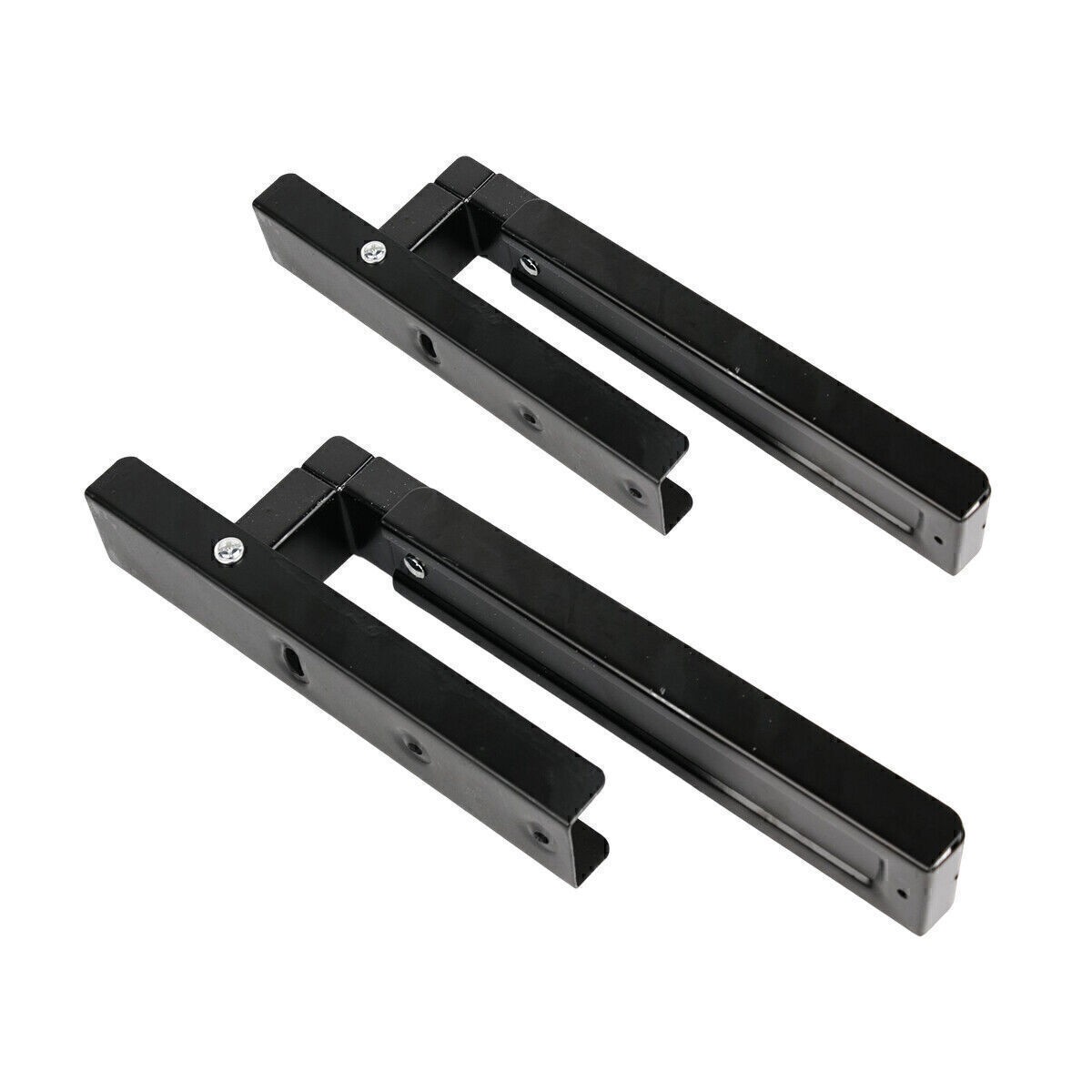 2x Adjustable Microwave Brackets Wall Mount Heavy Duty Shelf Carbon Steel Cradle