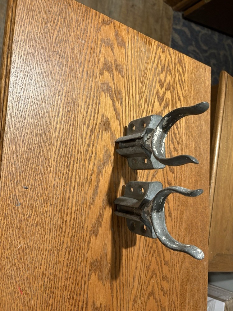 Vintage Galvanized Fold Down Oar Locks