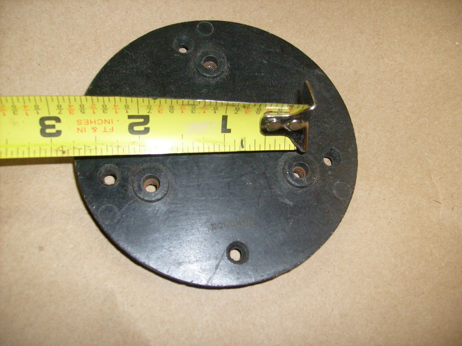 ANTIQUE MURDOCK 1920'S WIRELESS RADIO - TUNING CAPACITOR BASE PLATE