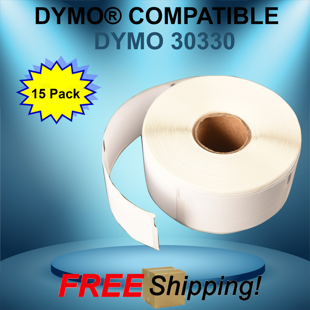 Postage Address Name Badges Adhesive Return 30330 Dymo® Duo Compatible 15 Rolls