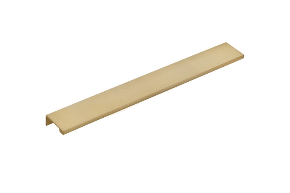 Emtek 87150US4 Cabinet Edge Pull 12" C-C Satin Brass