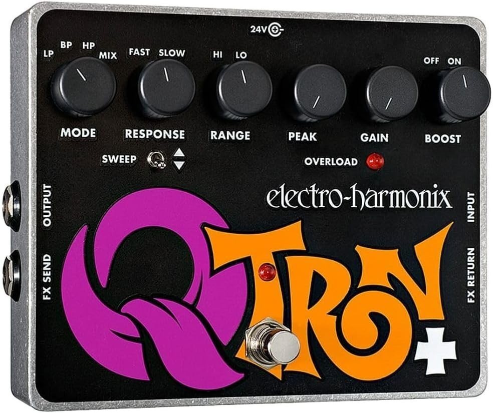 Electro-Harmonix Q-Tron Plus Envelope Filter Effects Pedal Black New