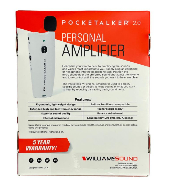 Pocketalker 2.0 Personal Amplifier