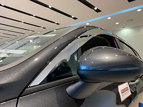 Chrome Side Window Deflector Rain Guards 6p E014