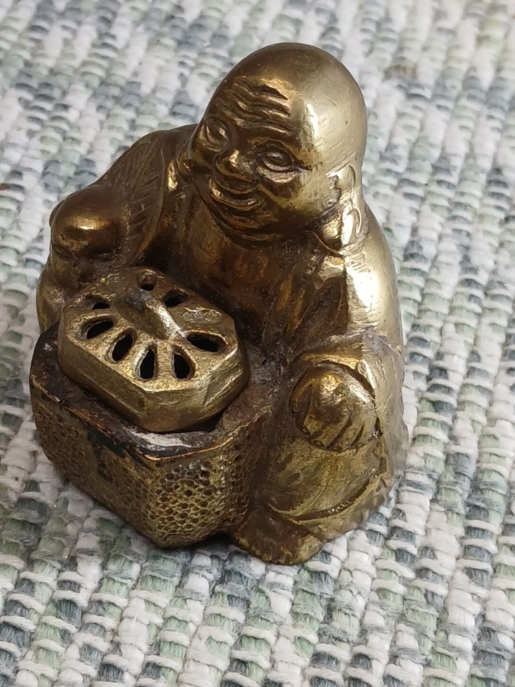 Brass Buddha Incense Burner