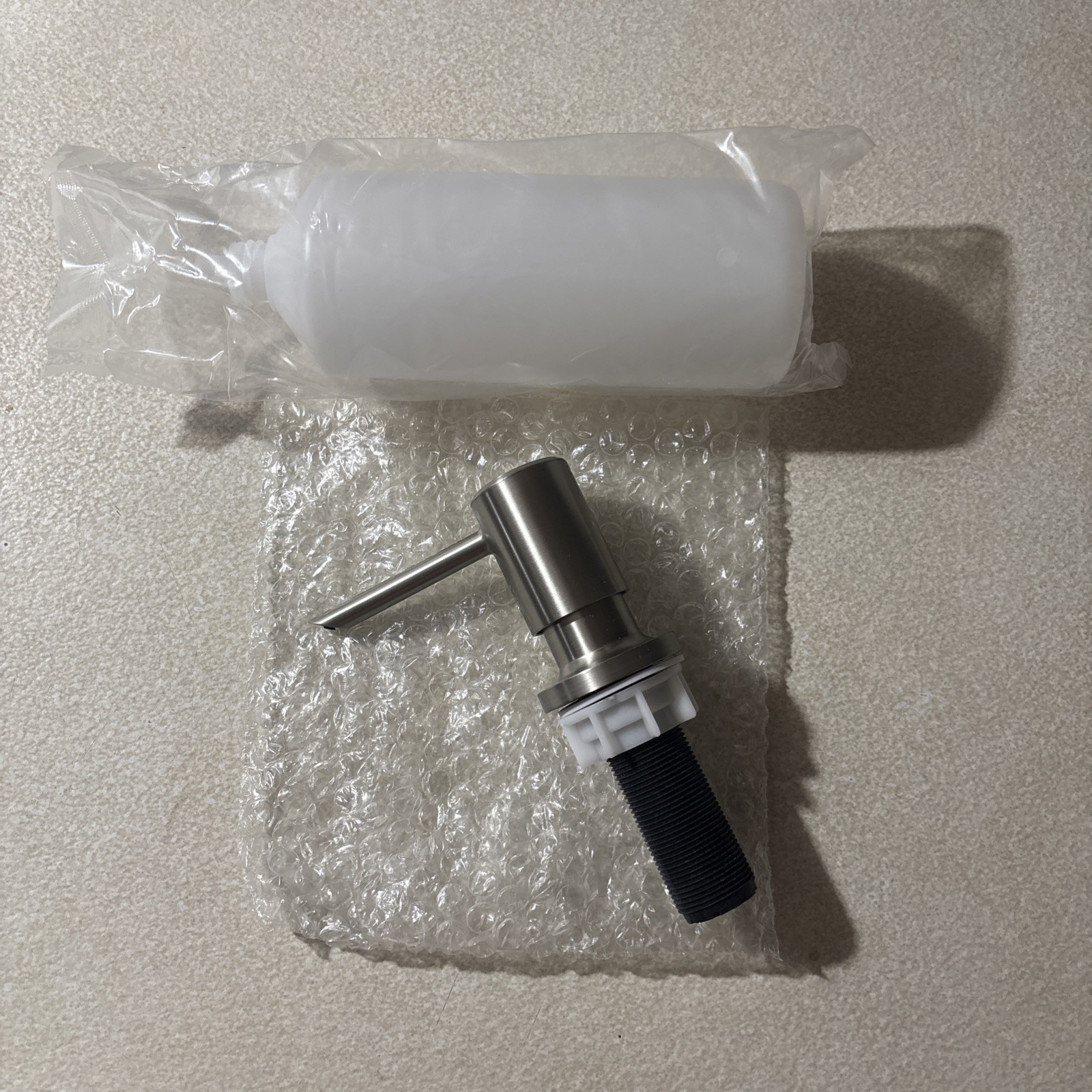 Moen Spot resistant Stainless Soap Dispenser 171172MSRS, Top Fill, Bottle &Straw