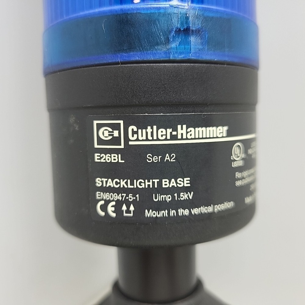 Cutler Hammer E26BL Stacklight Base With 4 Lights Ser A2 250V Max Used