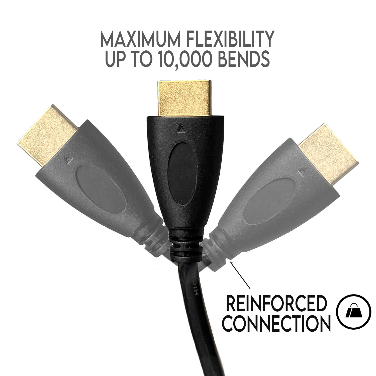 HDMI Cable 4K High Speed Cord 3 10 12 15 25 30 40 50 75 100 FT 2160P HDTV Lot