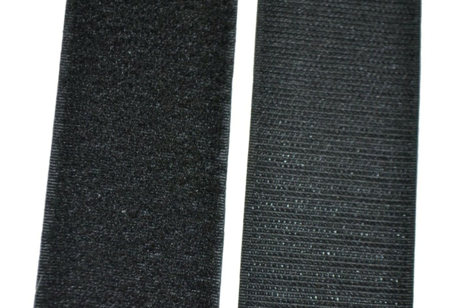 1 in, 1.5in, 2in, 3in & 4in Black Sew on Hook & Loop Set Non-Adhesive Tape