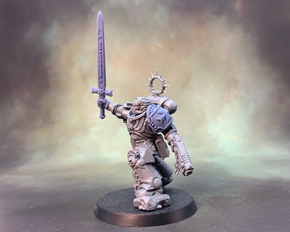 Cross Sword Champion Right Hand Bits - compatible w 40k black templars Primaris