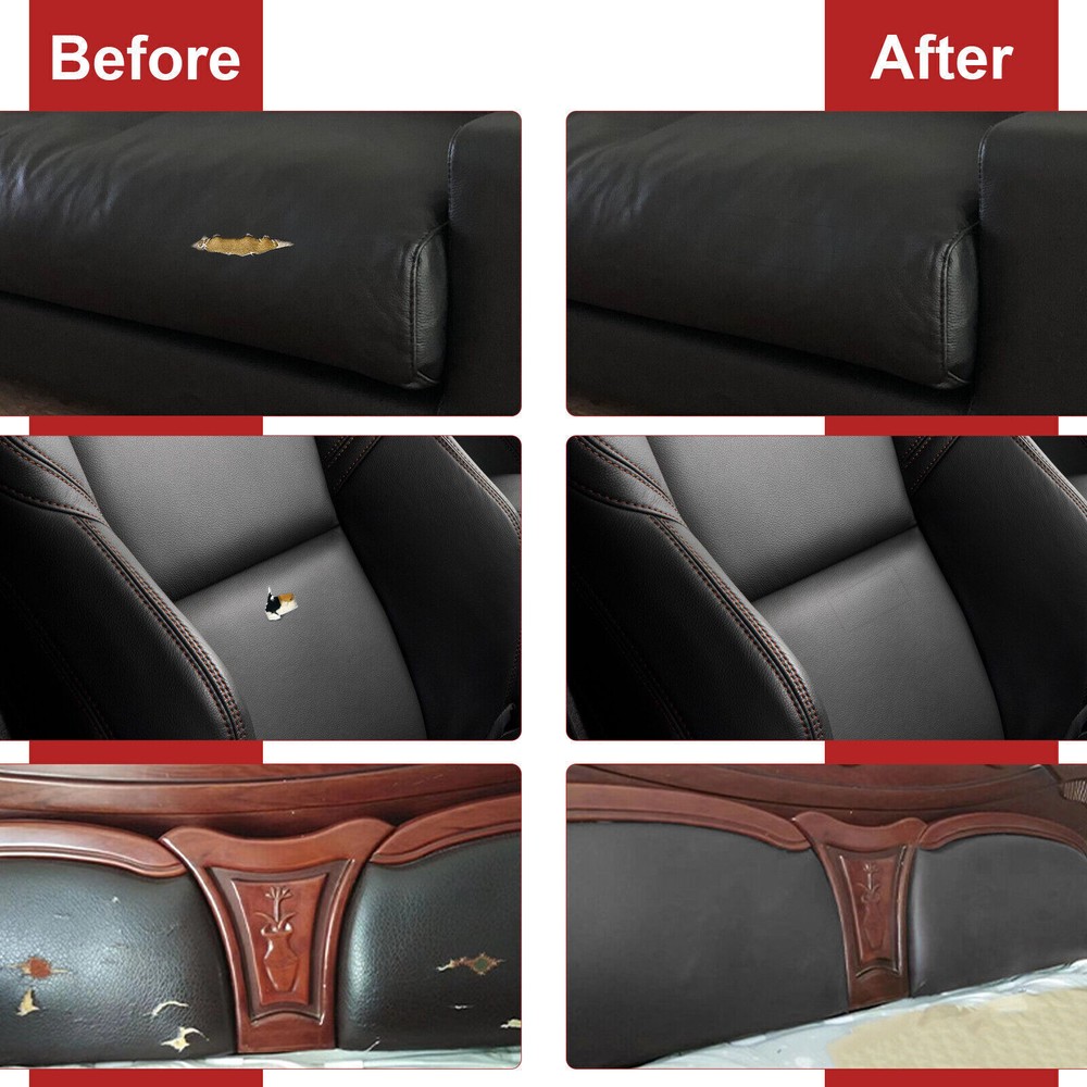 Leather Repair Patch Self Adhesive Leather Refinisher Cuttable Sofa Repair Patch