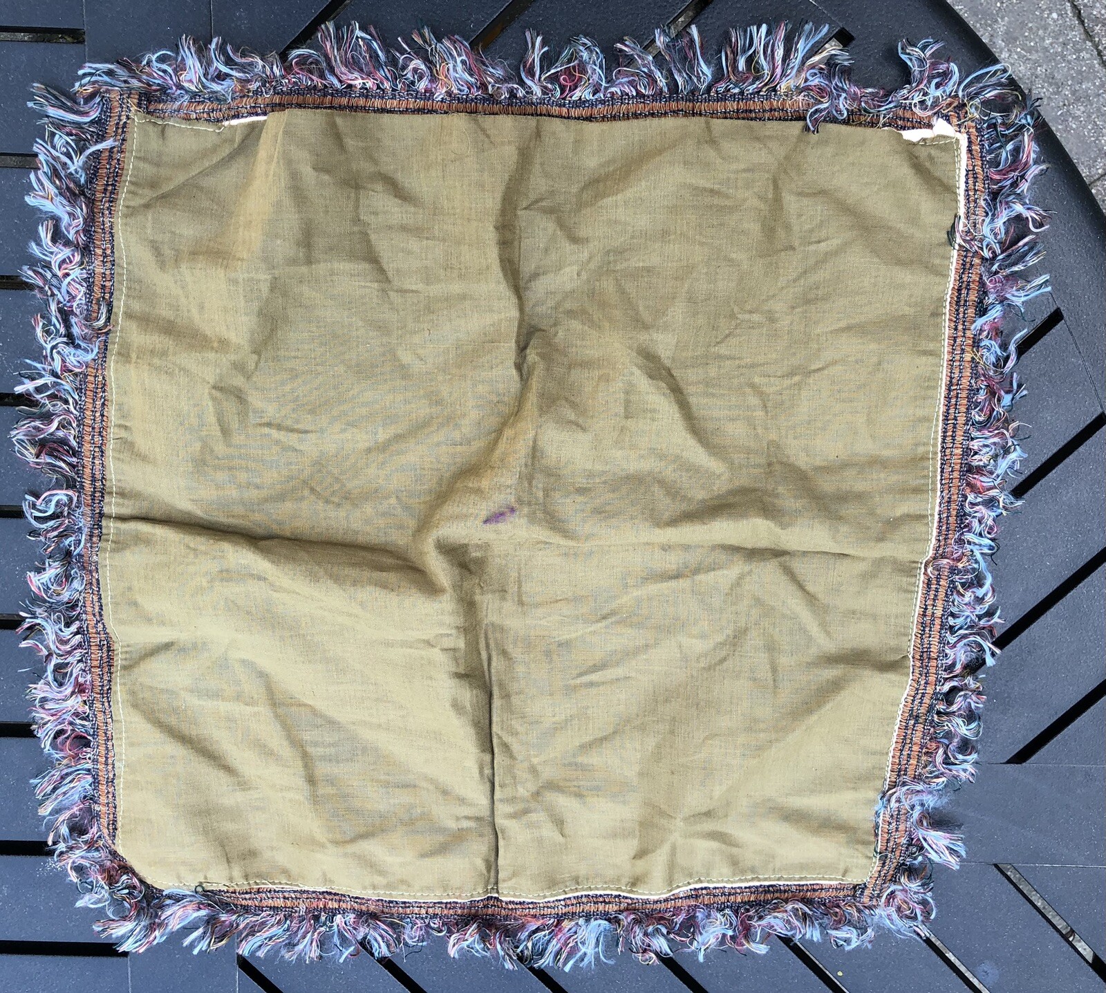 4 WW II ERA 1940's PILLOW SHAMS / CASE COVERS COVER WALL HANGING SATIN FINISH