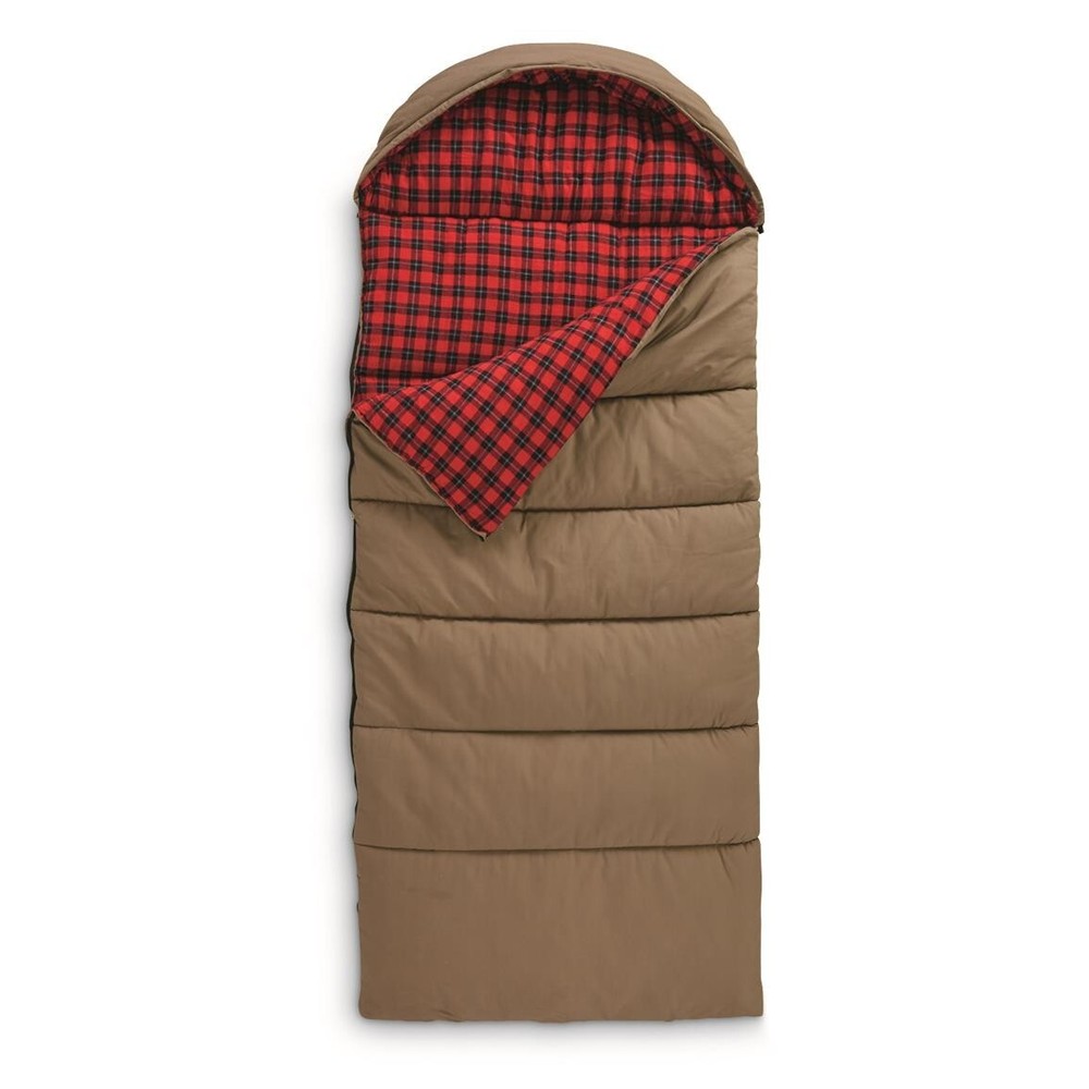 Guide Gear Canvas Hunter Extreme Sleeping Bag -30°F Rectangular-Shaped