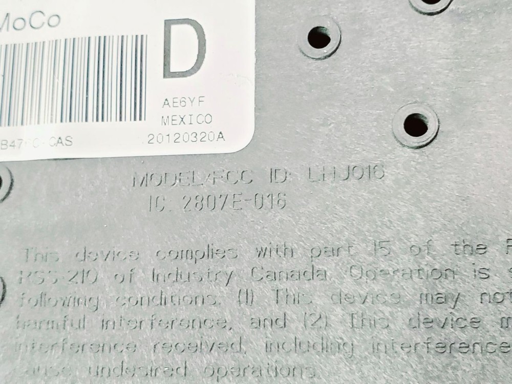 2012 VPG MV-1 OEM ECM Electronic Control Module bc2t14c442da