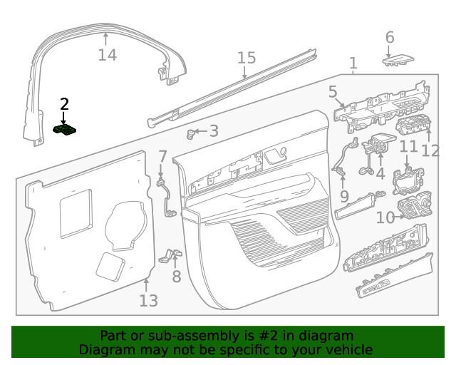 Genuine GM Bracket 85167163