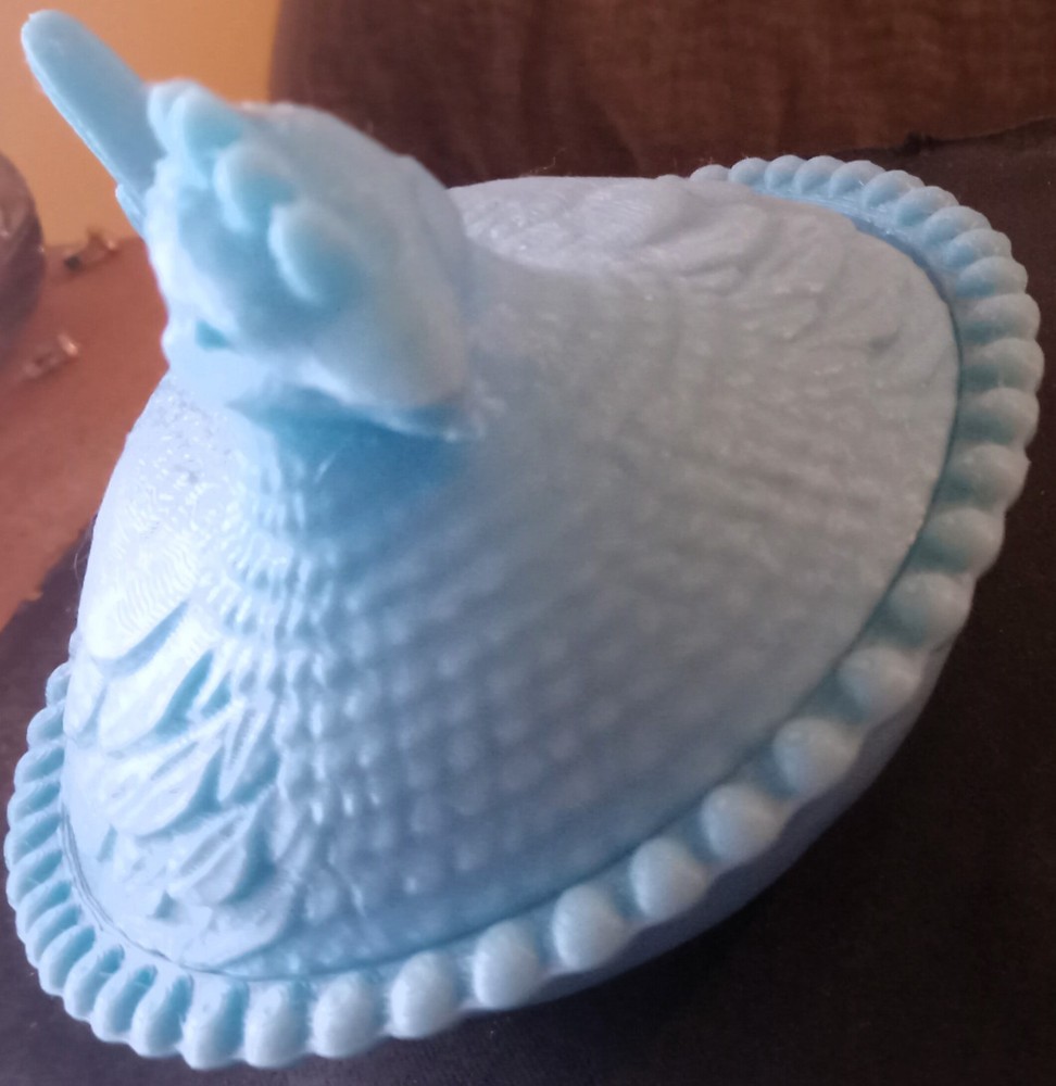 3-D Printed Small Lidded Hen / Chicken Dish - Multiple Colors!