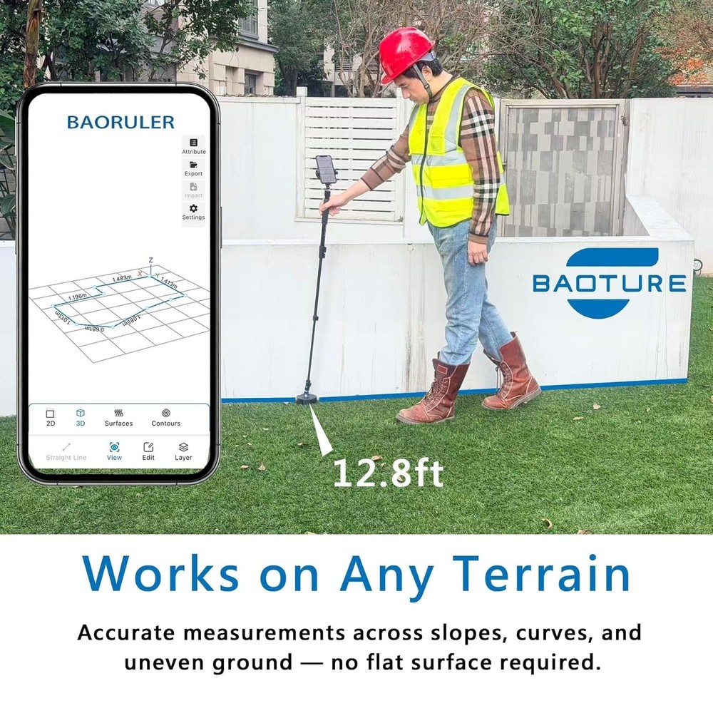 Advanced Motion Measuring Tool Construction Landscaping 3D Data Bluetooth APP PD