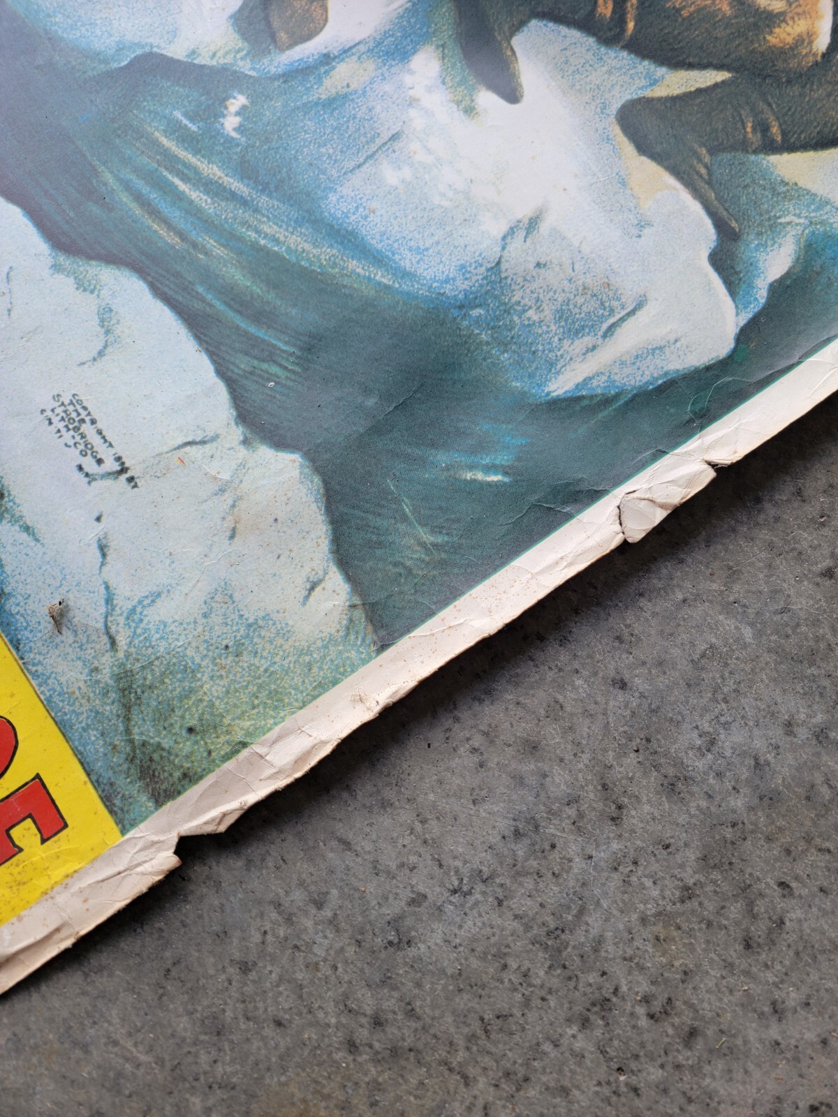 Under The Polar Stars 1896 Theatrical Play Poster Strobridge Litho Cincinnati