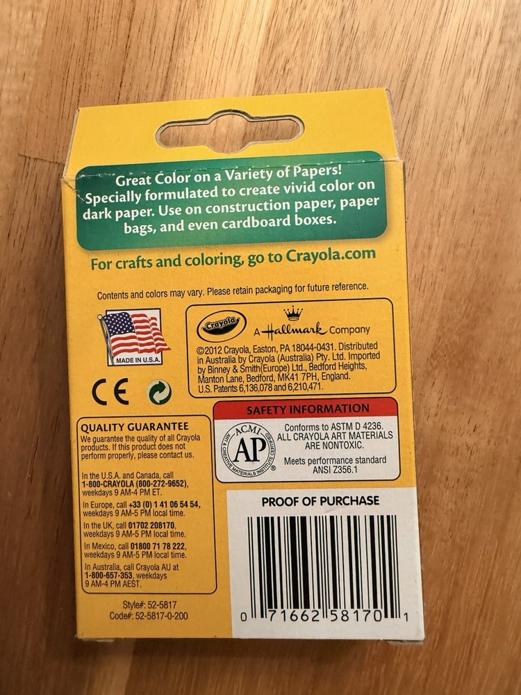 Crayola Construction Paper Crayons