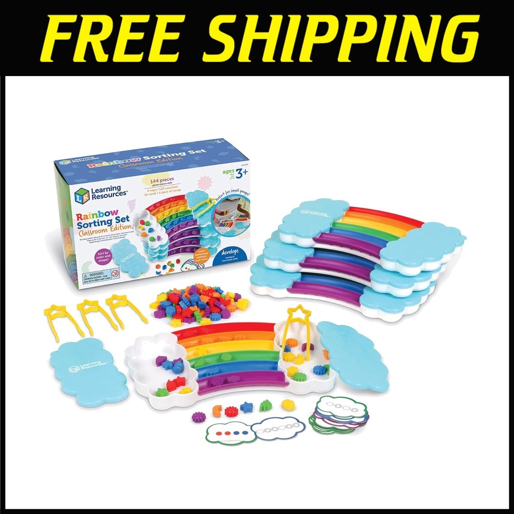 Rainbow Sorting Set - Classroom Edition