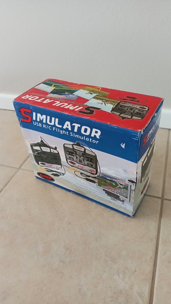 Dynam RC Flight Simulator USB with Controller for RC Helicopter Plane Training