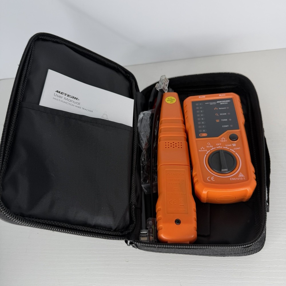 Meterk Multi-Function Wire Tracker MK04 RJ45 LAN Network Cable Tester TESTED