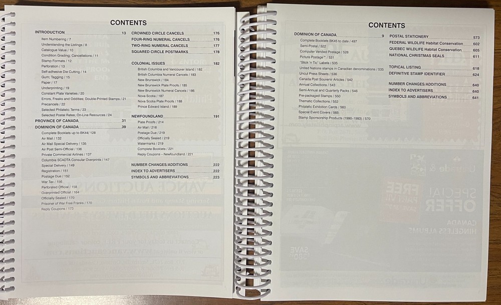 2025/2026 Canada Unitrade Specialized Canadian Postage Stamp Catalogue 2 Volumes