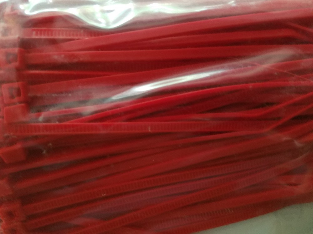 Zip Ties 4” Red - 200 Quantity