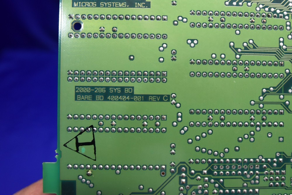 USED MICROS 2700 (2000 SERIES) SYSTEM/MAIN BOARD PN 400403