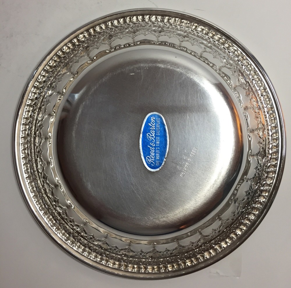 Reed & Barton Silverplate Candy Dish 6.5”