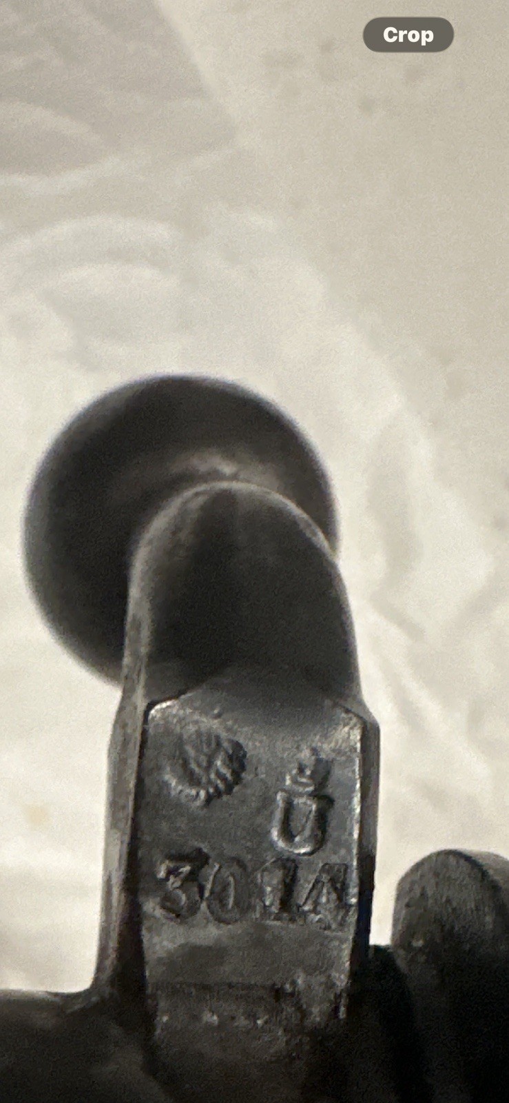 WWI Imperial German Gewehr 98 Matching Bolt – Serial 3014 – Crown/U