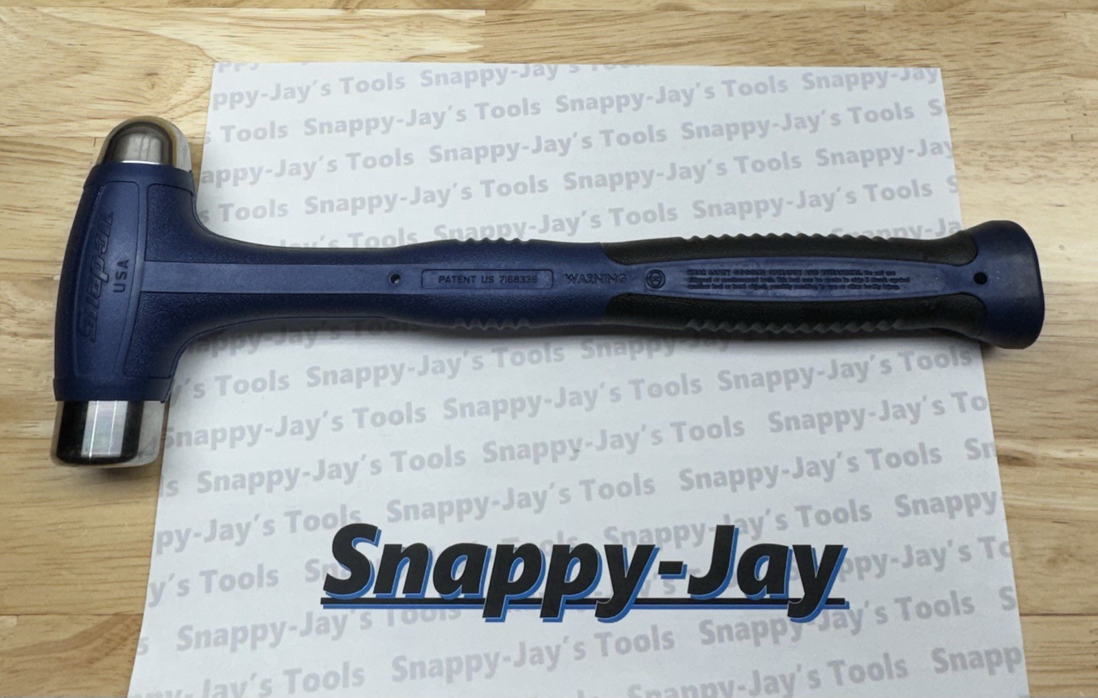 Snap-on Tools USA NEW POWER BLUE 16oz Ball Peen Dead Blow Hammer HBBD16MB