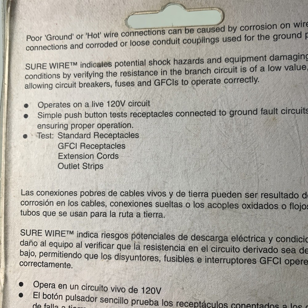 GB GRT-800 Electrical Sure Wire Branch Circuit Analyzer