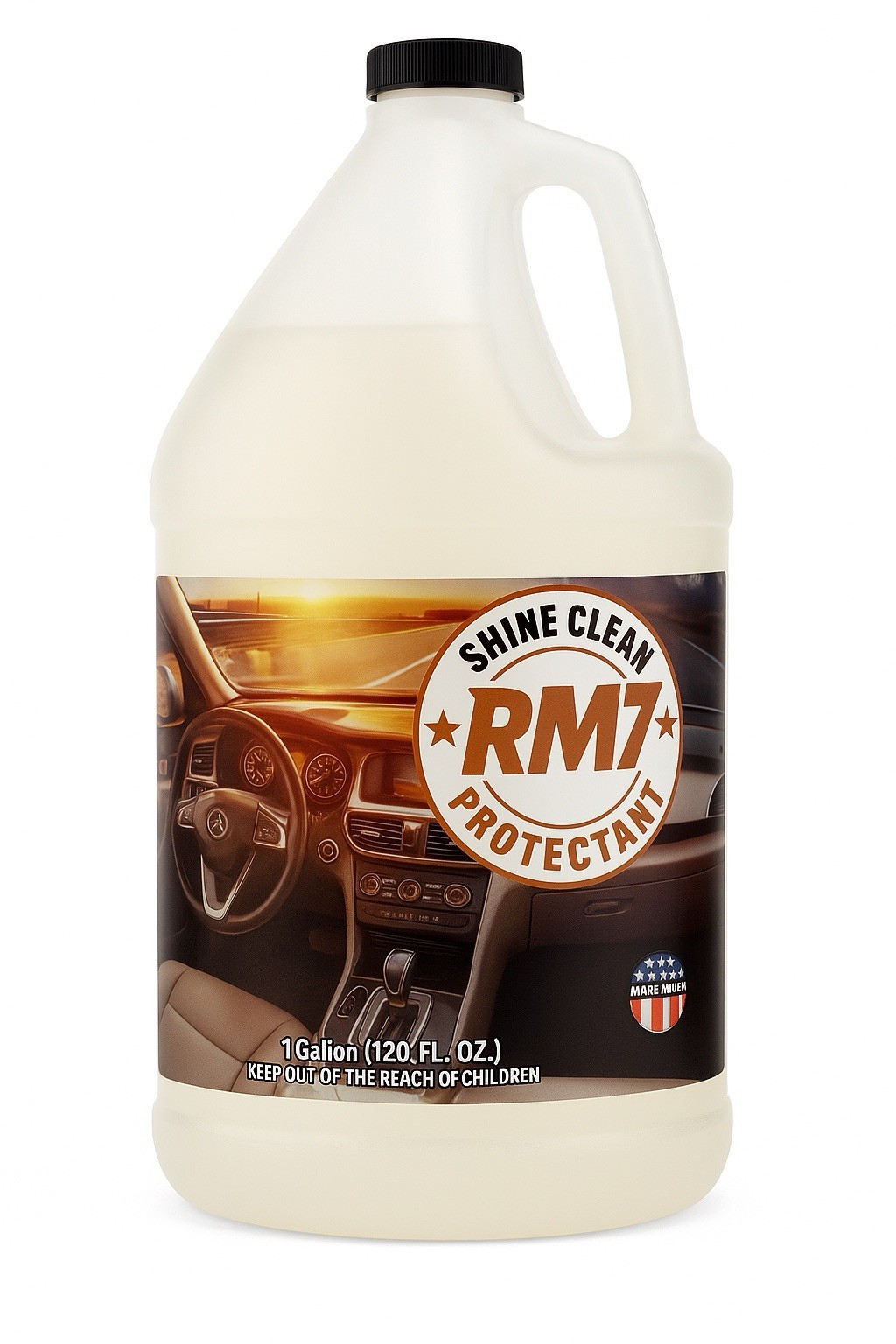 RM7 Amorol Silicone Shine – Interior & Exterior Protectant, 1 Gallon