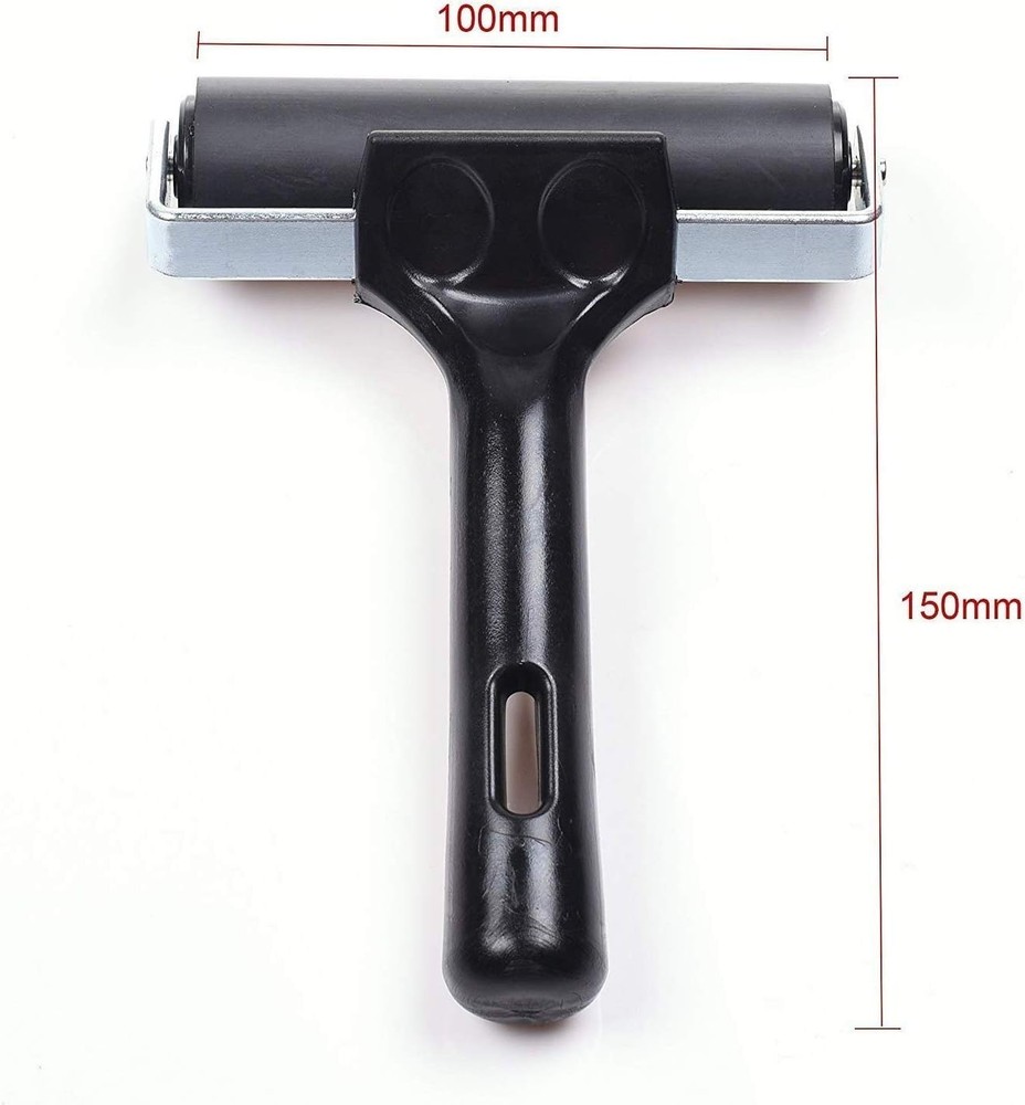 Non-Slip Rubber Brayer Roller - Essential for Printmaking & Crafts