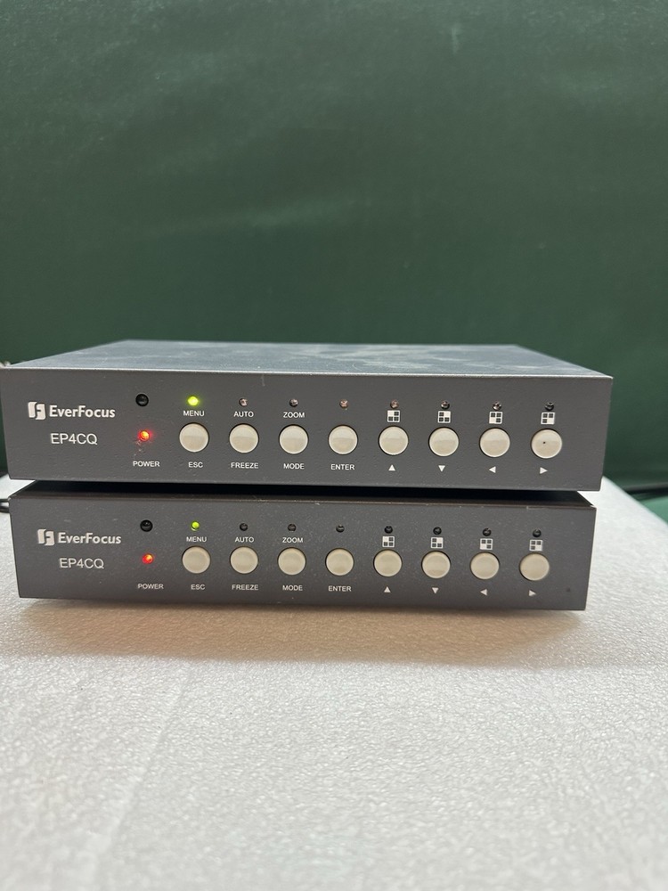 EverFocus EP4CQ‑VGA 4‑Channel Quad Processor – Power Tested Only