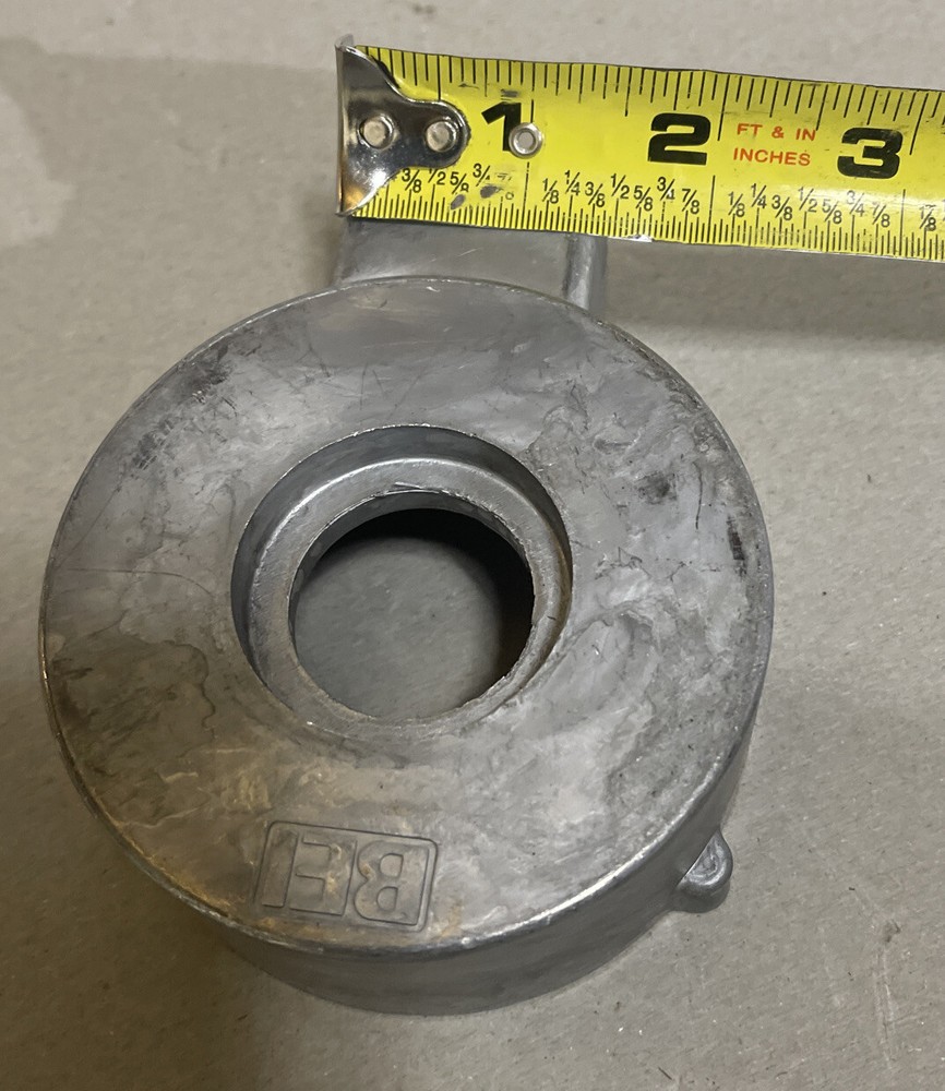 HOUSING BLOCK ONLY for BEI Sensors Optical Incremental Encoder Silver 01070-156