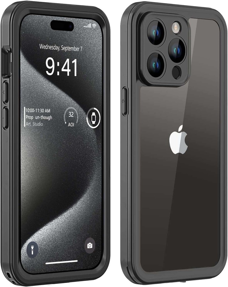 For iPhone 15 Pro Max Plus Waterproof Case Cover Shockproof w/ Screen Protector