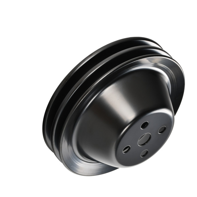 2 Grooves Short Water Pump Pulley + 3G Crankshaft for SB Chevy 327 305 350 SWP