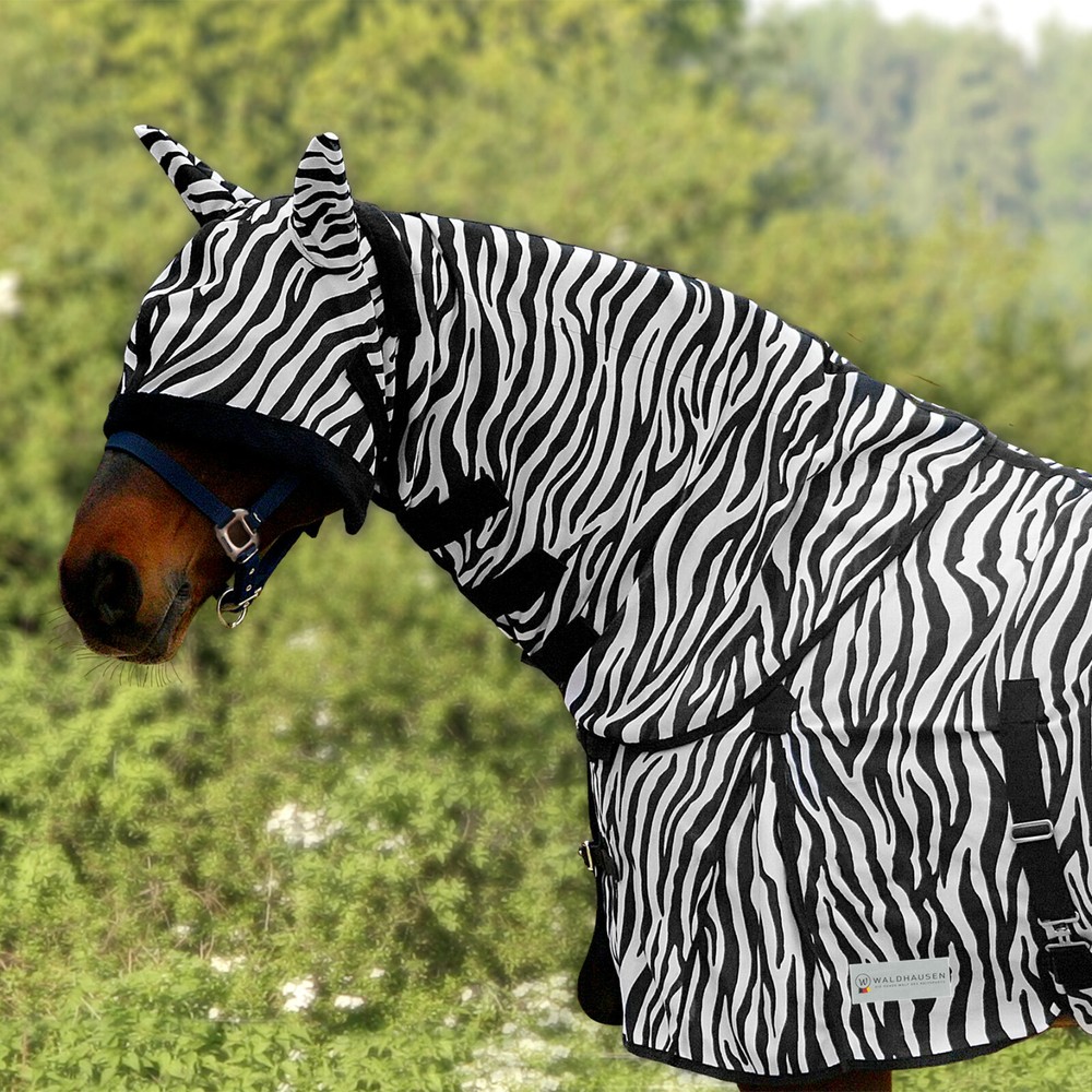 Zebra Summer Mesh Mask And Neck Gaiter